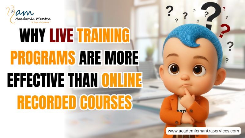 Why Live Training Programs Are More Effective Than Online Recorded Courses